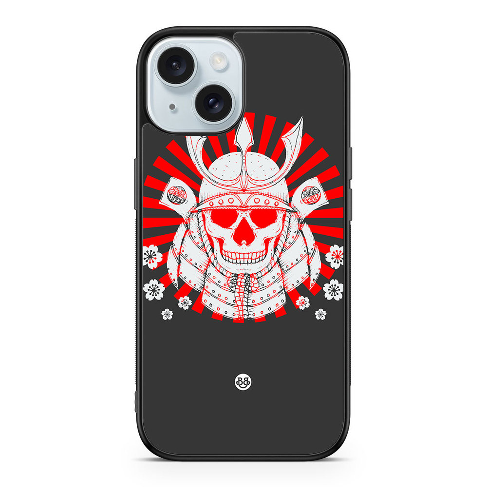 iPhone 15 Case - Samurai skull