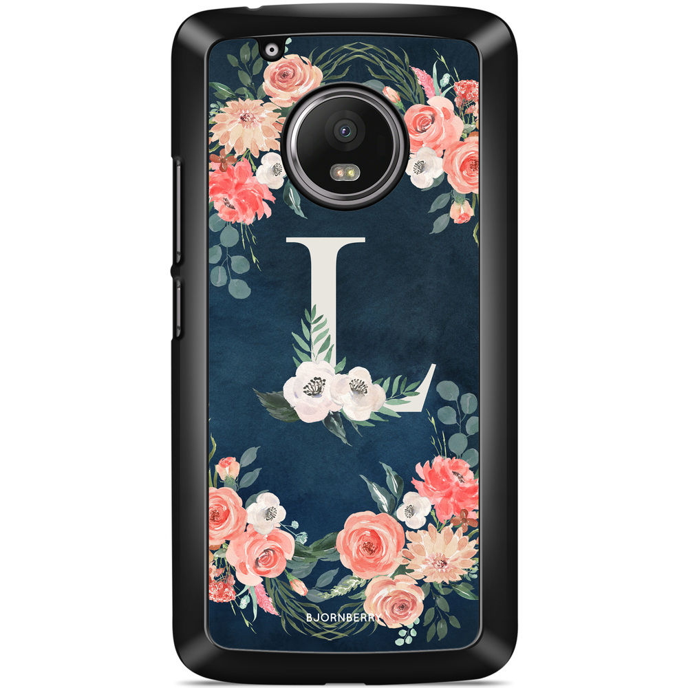 Moto G5 Plus Case - Monogram L