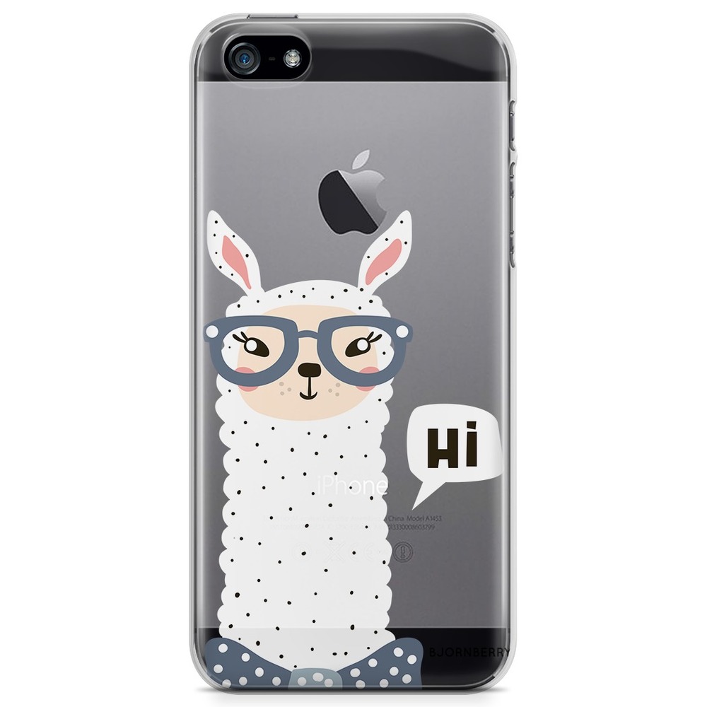 iPhone 5/5S/SE (2016) TPU Case - Cute Lama
