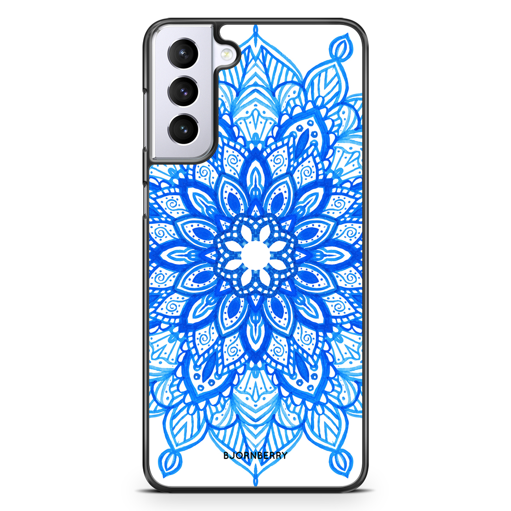 Samsung Galaxy S21 Plus Skal - Blå Mandala