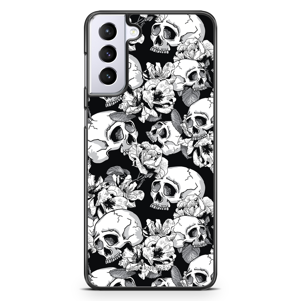 Samsung Galaxy S21 Plus Case - Skull & Roses