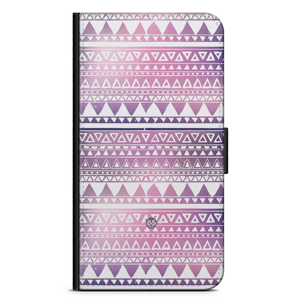 Xiaomi 12 Pro Wallet Case - Purple Aztec