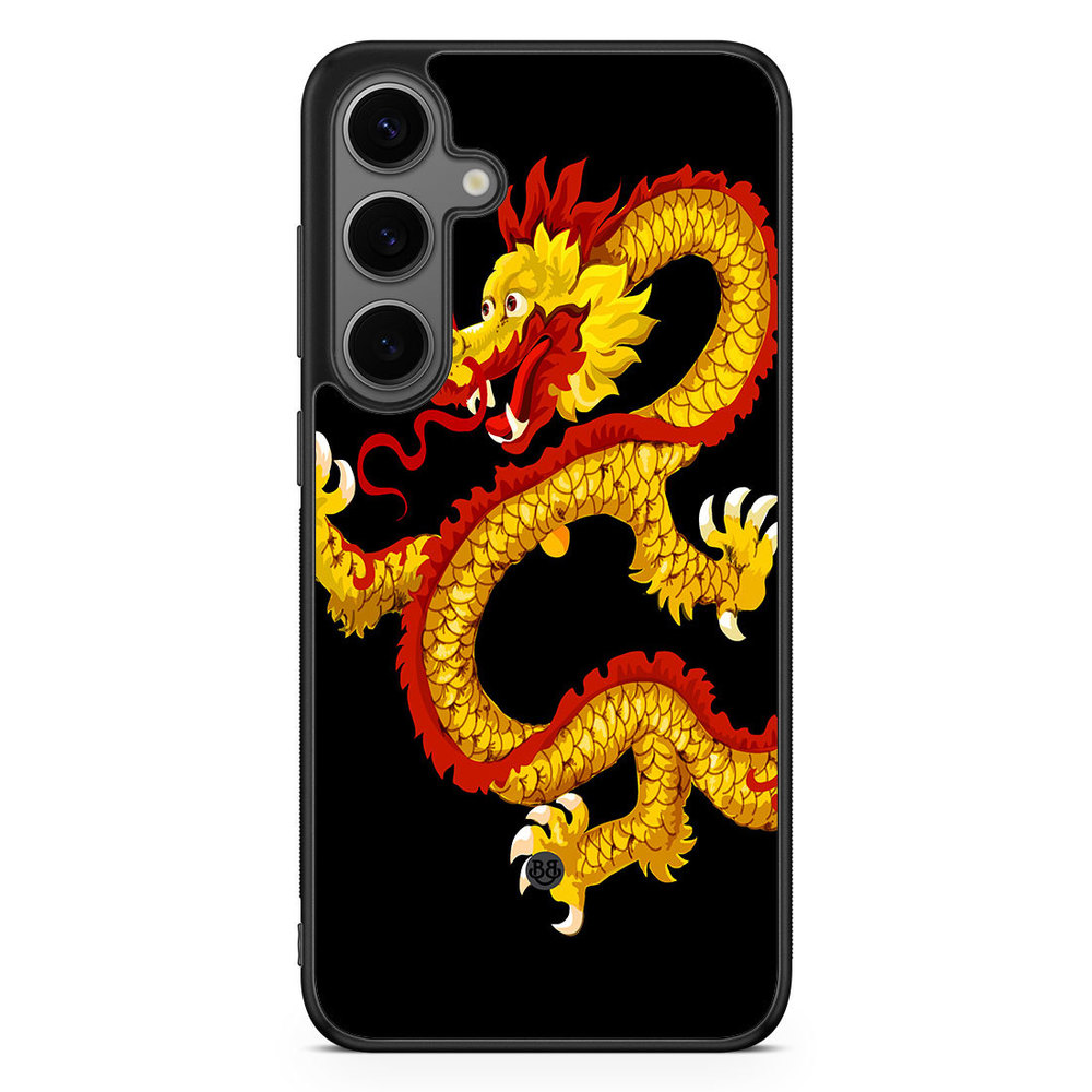 Samsung Galaxy S24 Plus Case - Yellow Dragon