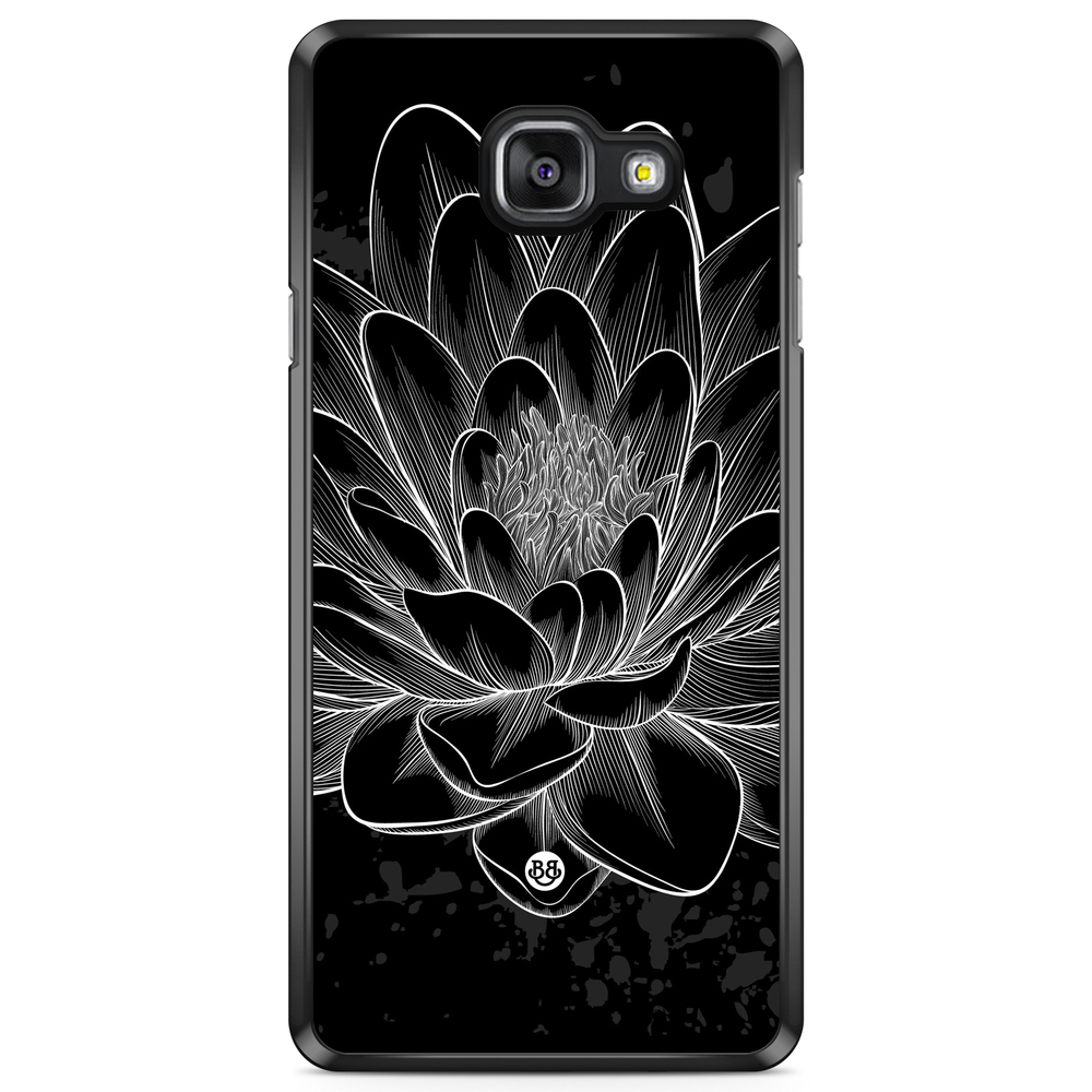 Samsung Galaxy A5 6 (2016) Case - Black/White Lotus