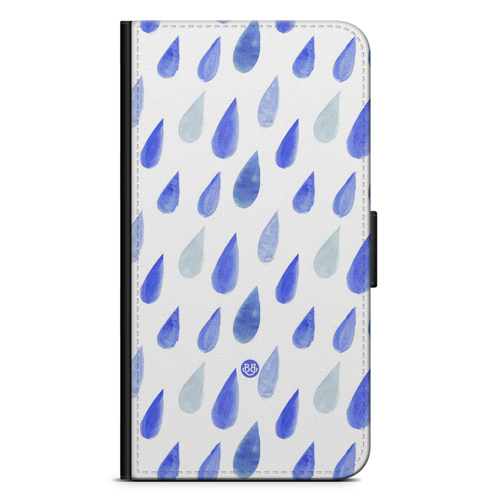 Xiaomi 12 Pro Wallet Case - Watercolor Rain