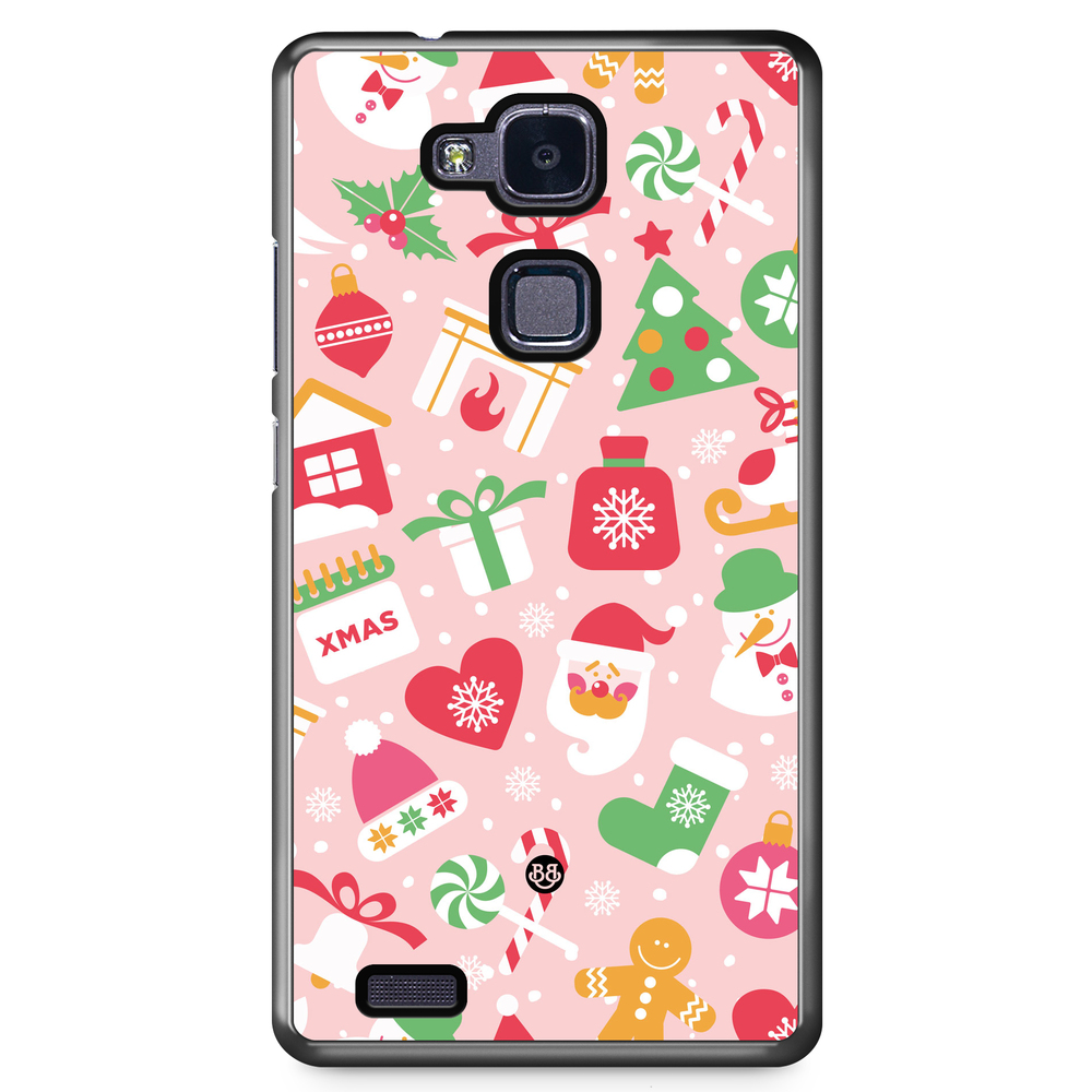 Huawei Honor 5X Case - Pink Christmas