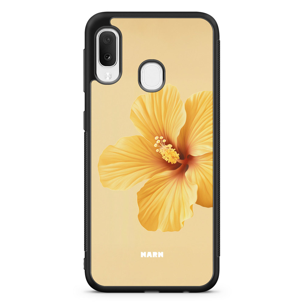 Samsung Galaxy A20e Case - Hibiscus Era - Lemon