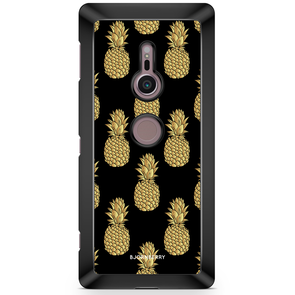Sony Xperia XZ2 Case  - Gold Pineapples