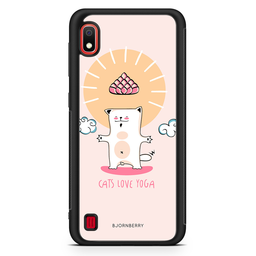 Samsung Galaxy A10 Case - Yoga Cat Nr1