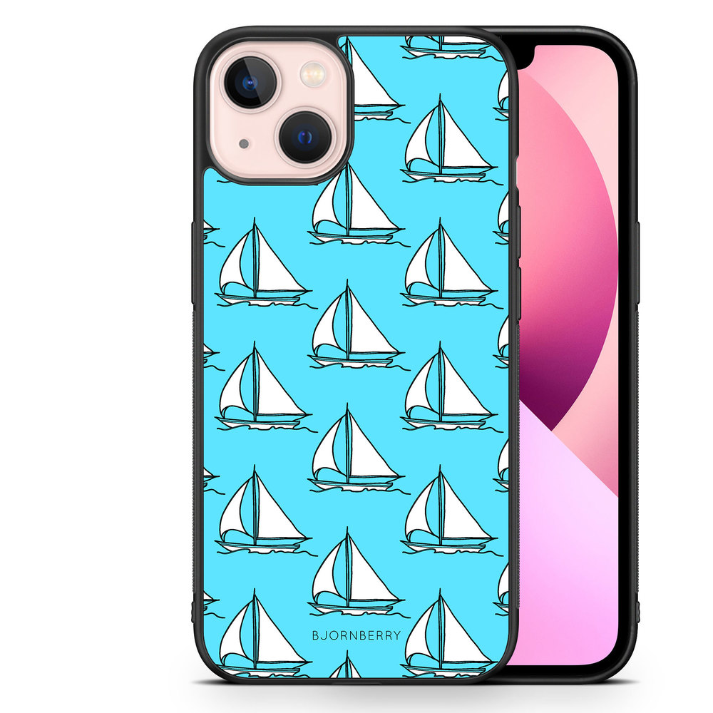 iPhone 13 Case - Sailboat Pattern