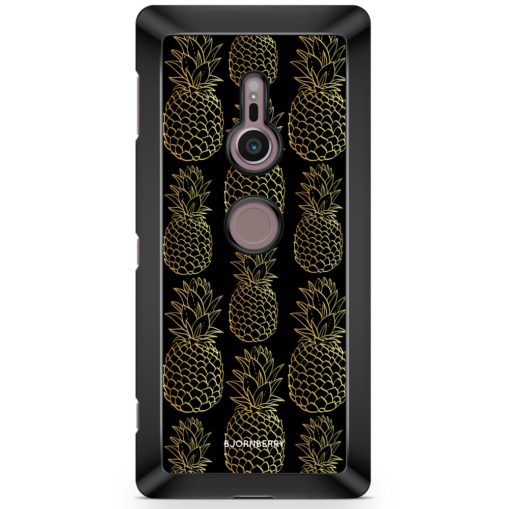 Sony Xperia XZ2 Case  - Gold Pineapples
