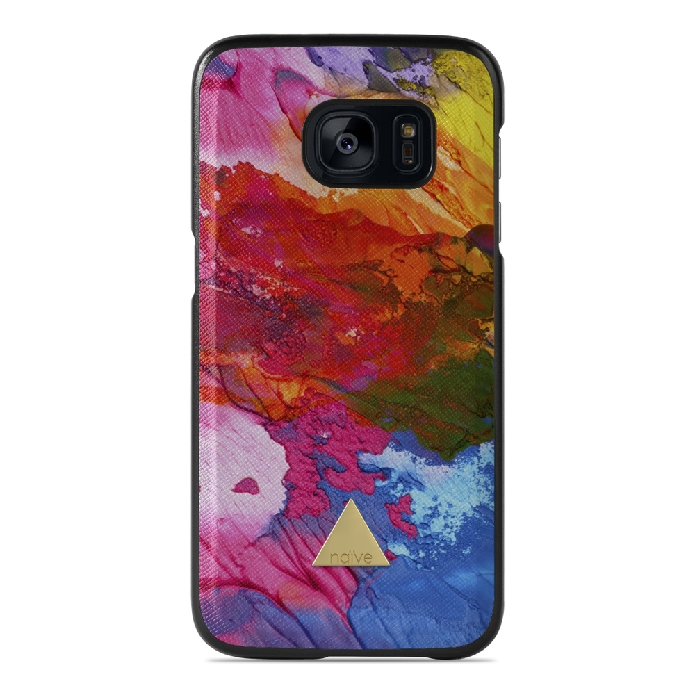 Naive Samsung Galaxy S7 Case - Rainbow Ink