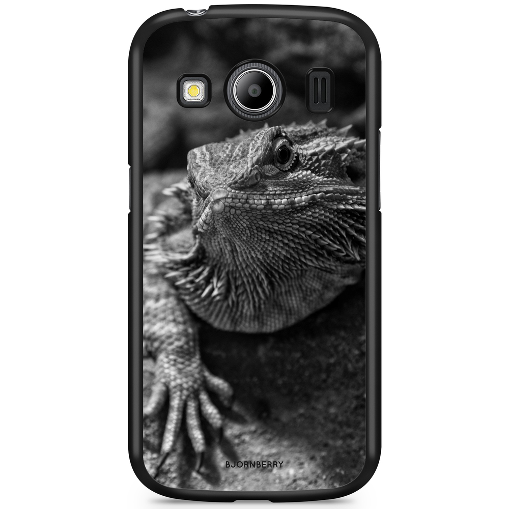 Samsung Galaxy Ace 4 Case - Black/White Lizard