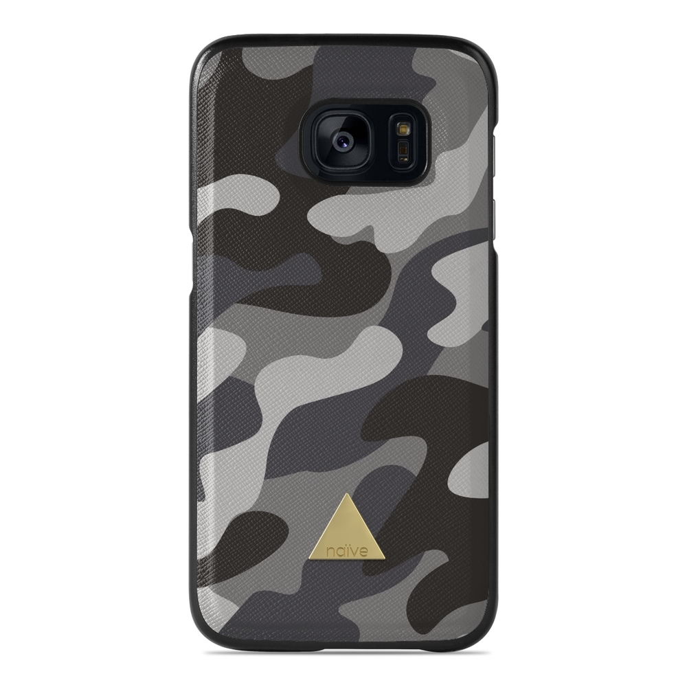 Naive Samsung Galaxy S7 Case - Grey Camo