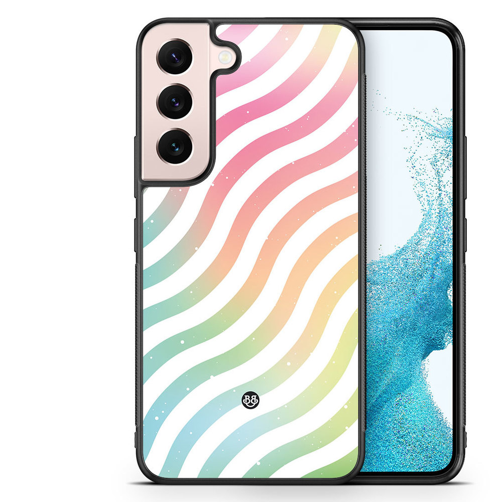 Samsung Galaxy S22 5G Case - Wavy Rainbow