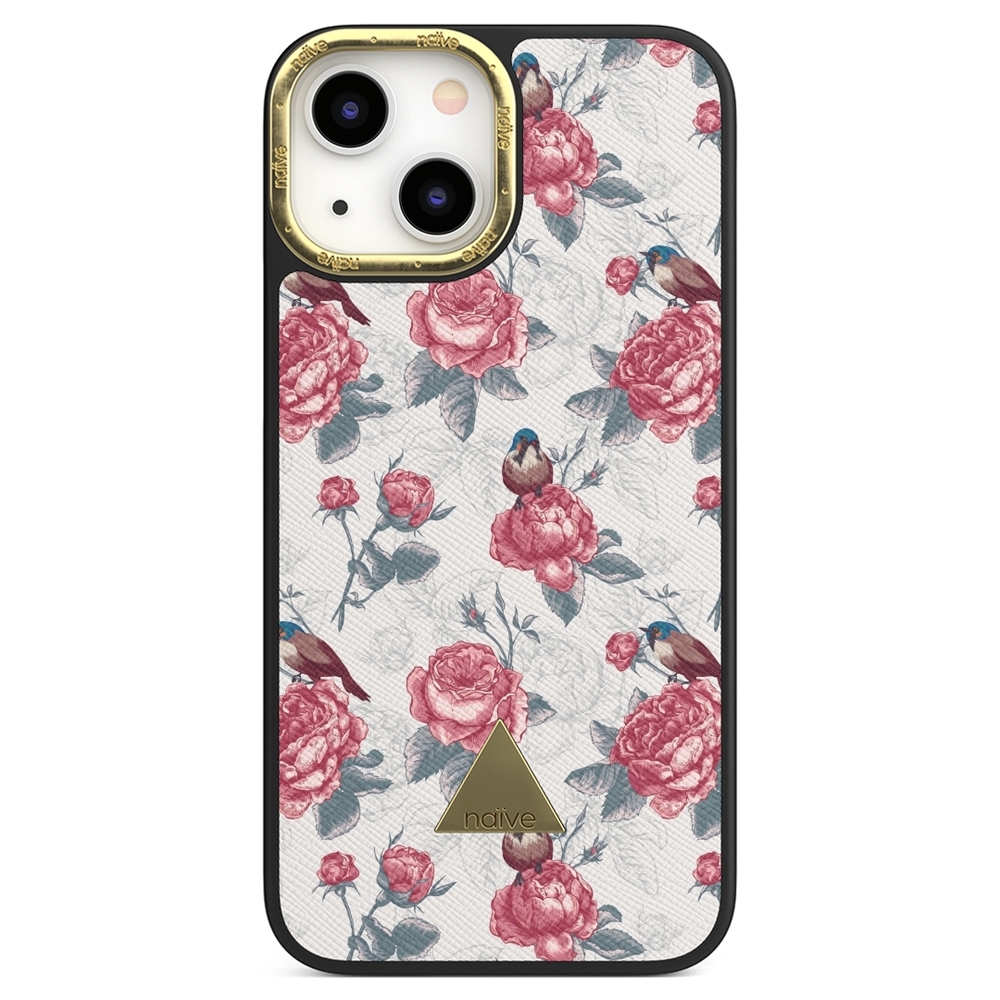 Naive iPhone 13 Mini Case - Roses & Birds