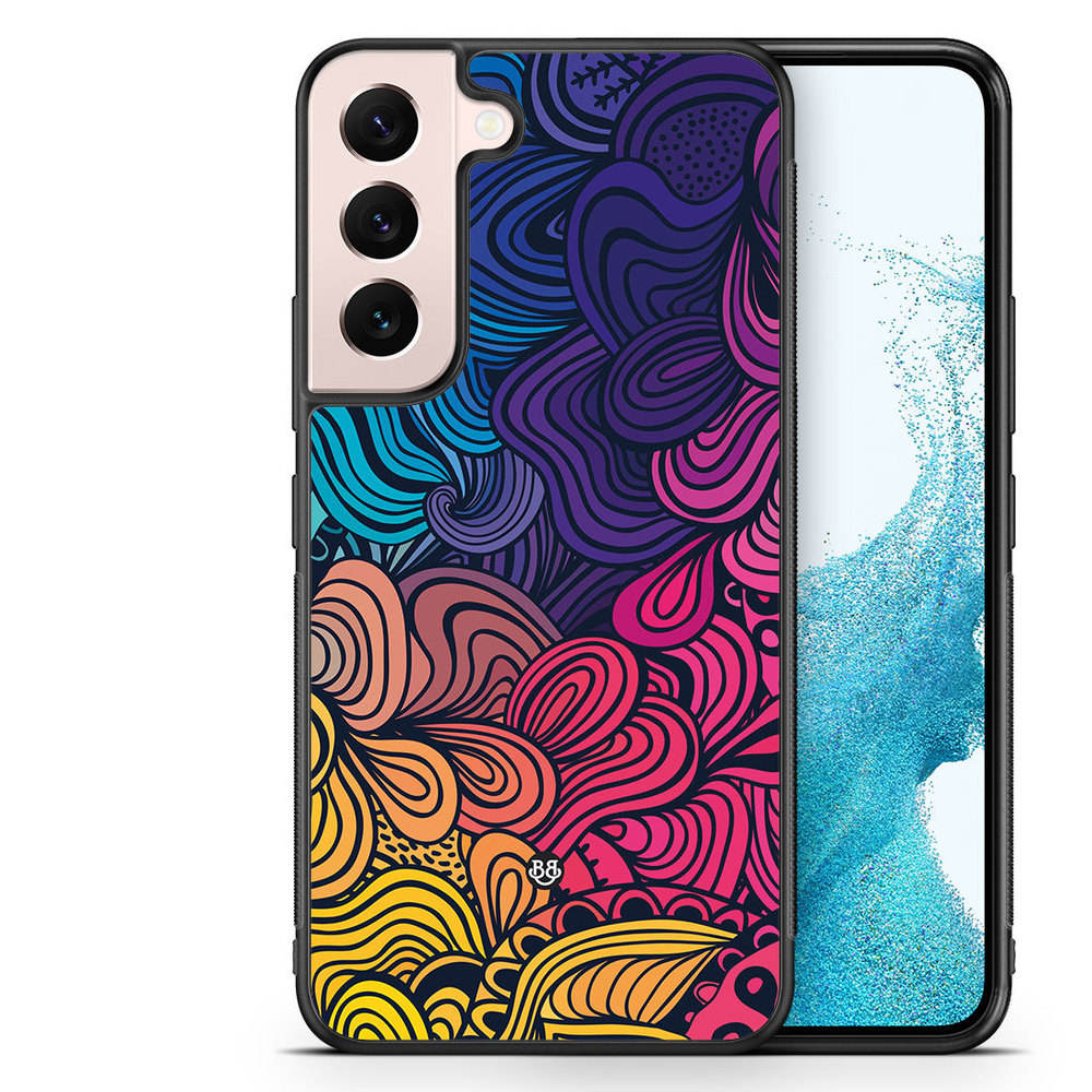 Samsung Galaxy S22 5G Case - Retro Flowers