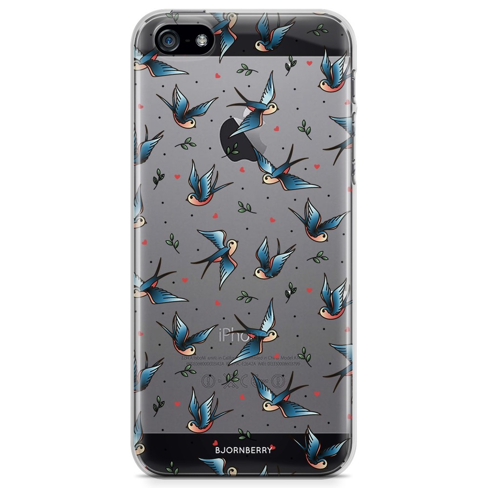 iPhone 5/5S/SE (2016) TPU Case - Swallows