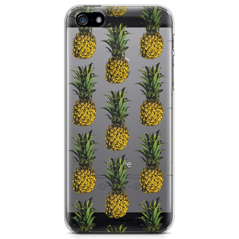 iPhone 5/5S/SE (2016) TPU Case - Pineapple Pattern
