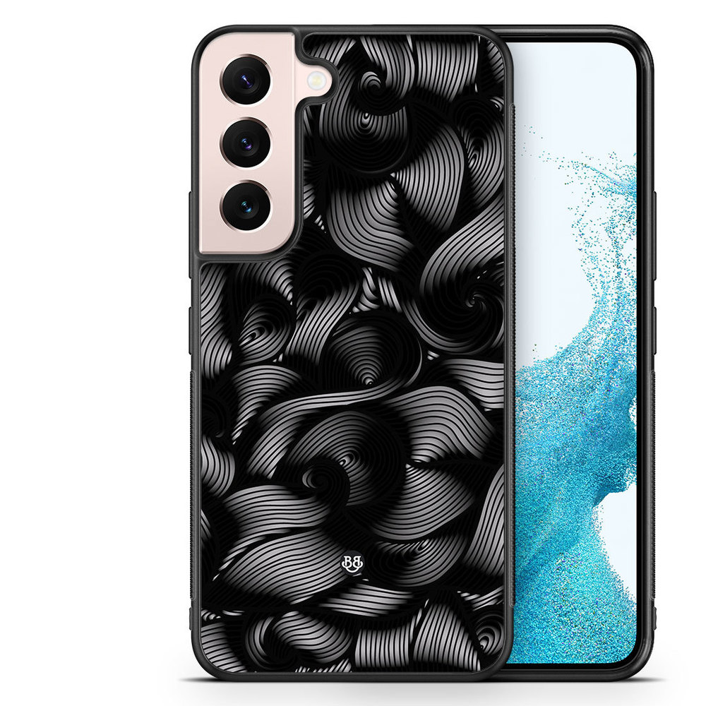 Samsung Galaxy S22 5G Case - Black Waves