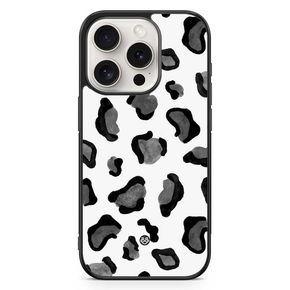 iPhone 15 Pro Case - Grey Leopard