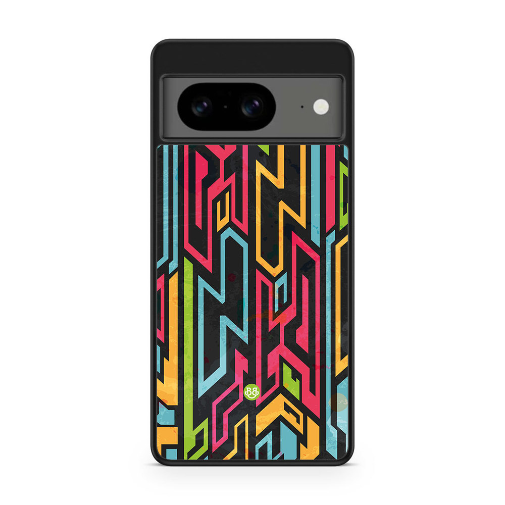 Google Pixel 8 Case - Colored Tribal