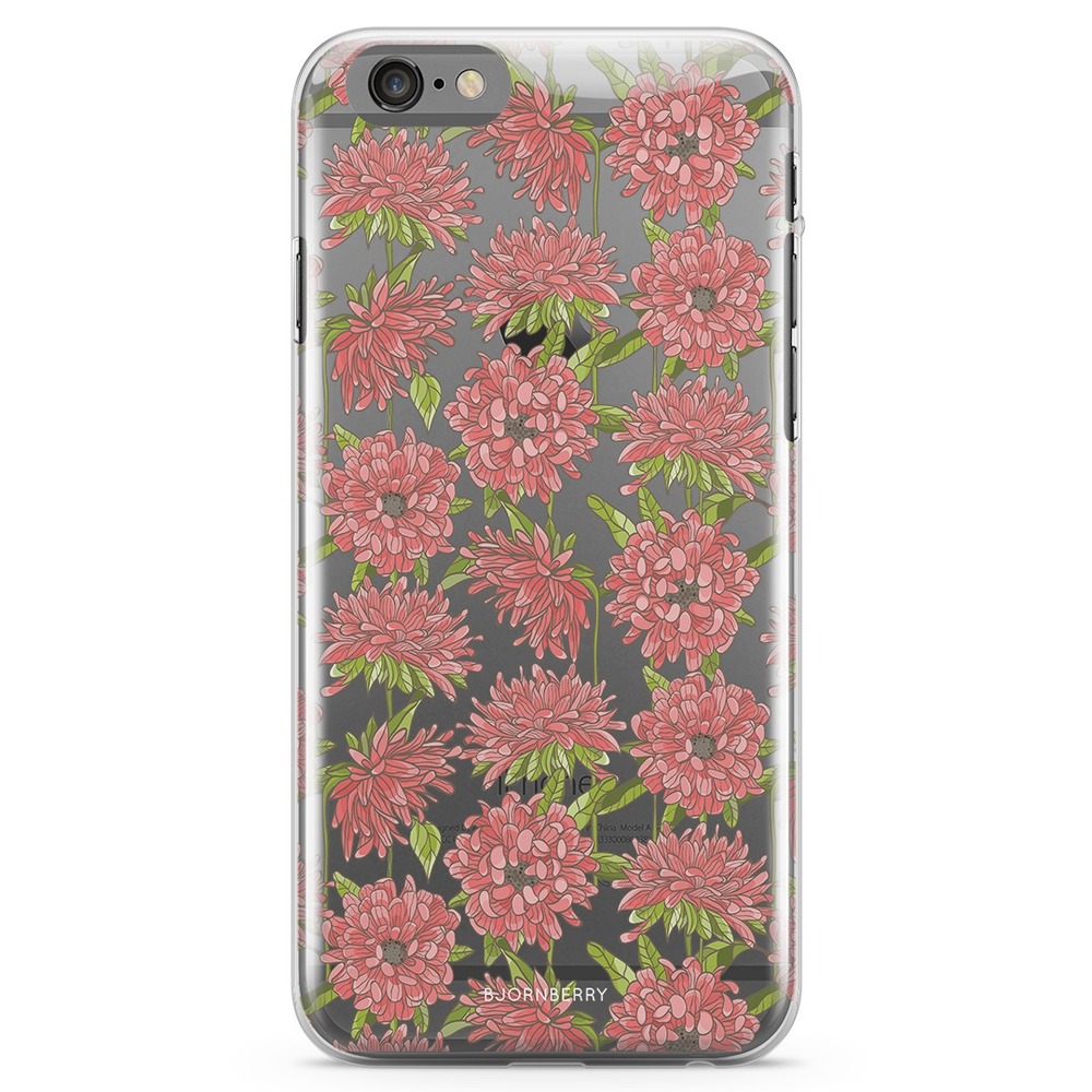 iPhone 6 Plus/6s Plus TPU Case - Floral Pattern