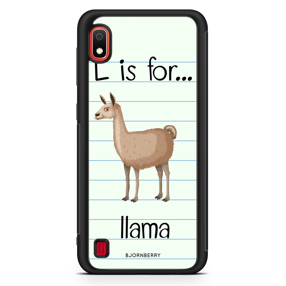 Samsung Galaxy A10 Case - L Is For Llama