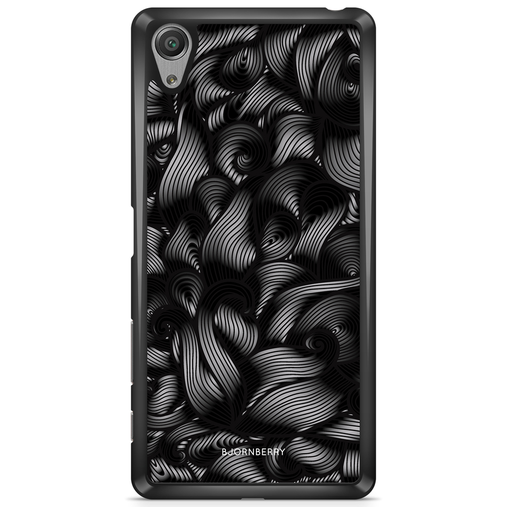 Sony Xperia XA Case - Black Waves