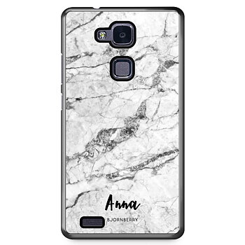 Huawei Honor 5X Case Custom - White Marble Name