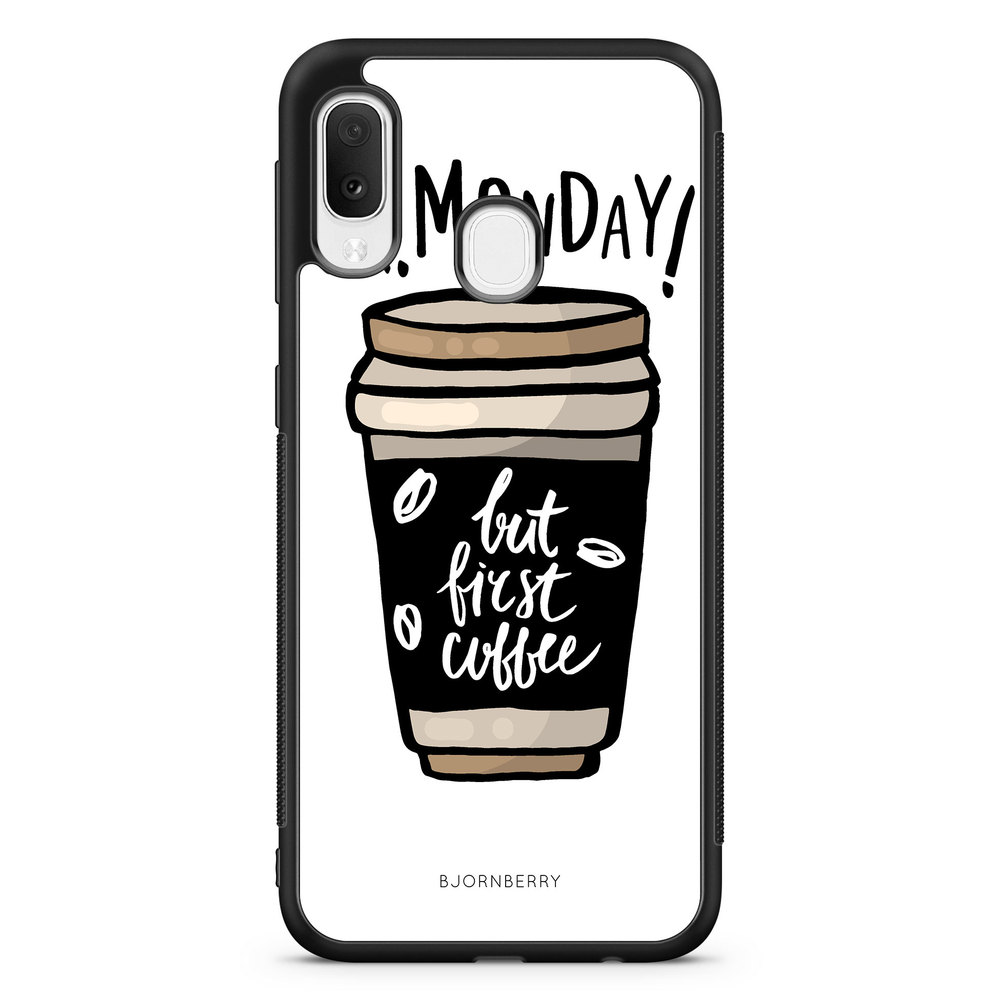 Samsung Galaxy A20e Case - But First Coffee