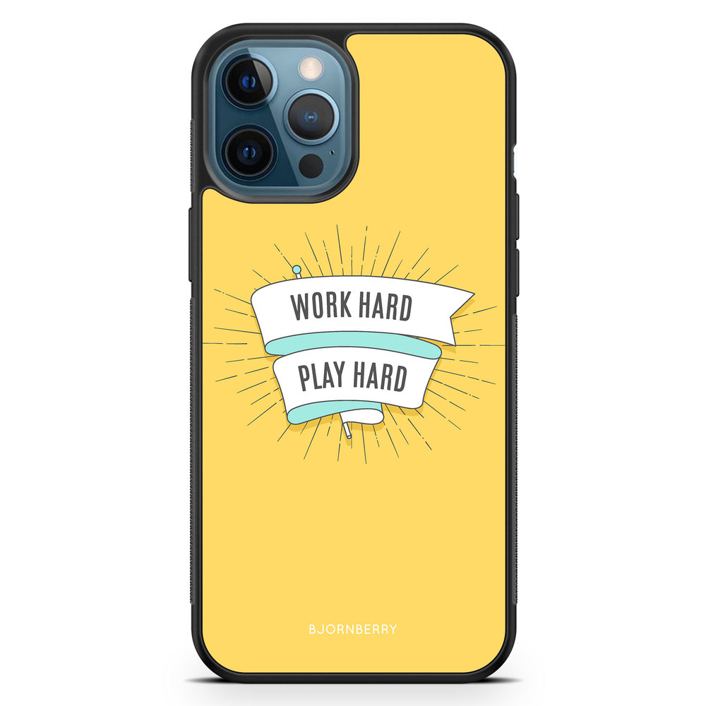 iPhone 12 Pro Case - Work hard play hard