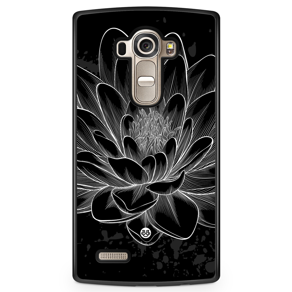 LG G4 Case - Black/White Lotus
