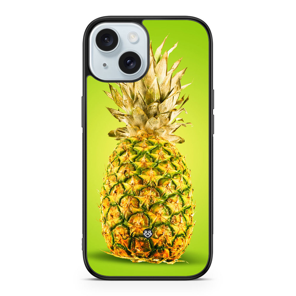 iPhone 15 Skal - Grön Ananas
