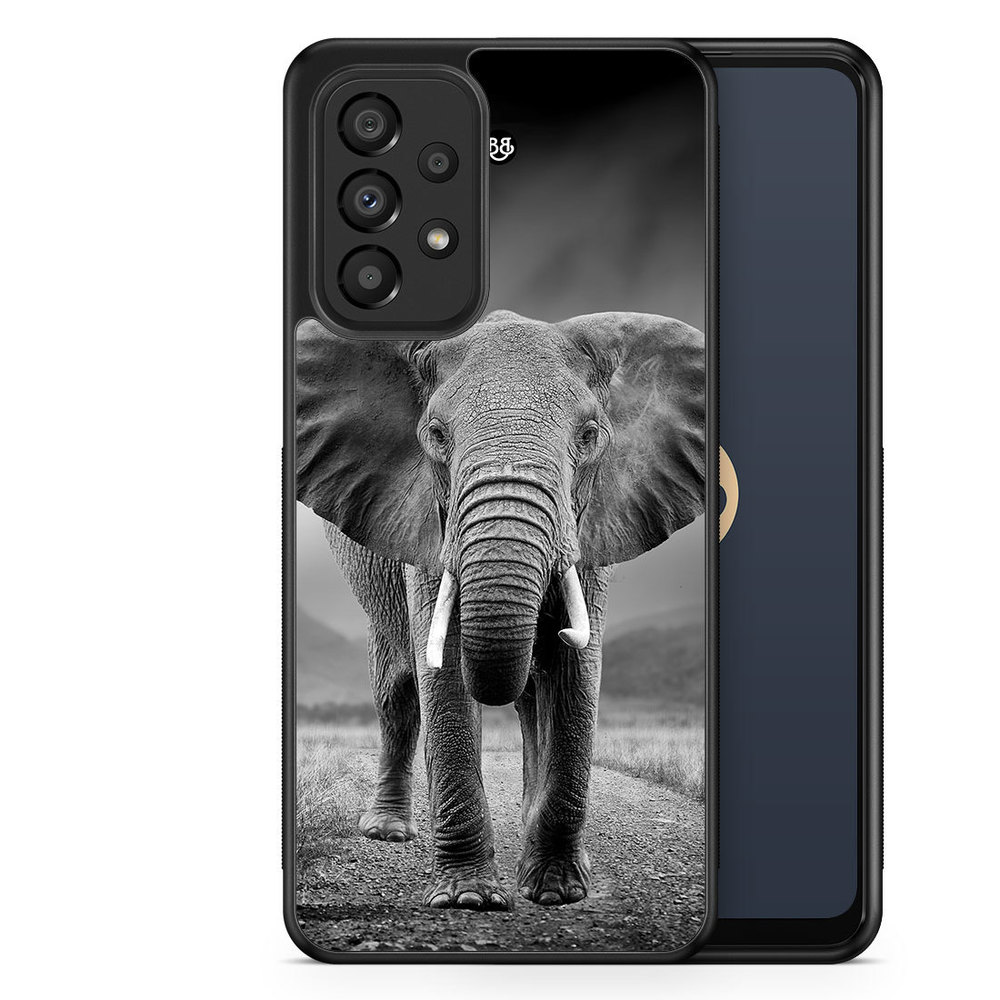 Samsung Galaxy A33 5G Case - Black/white Elephant