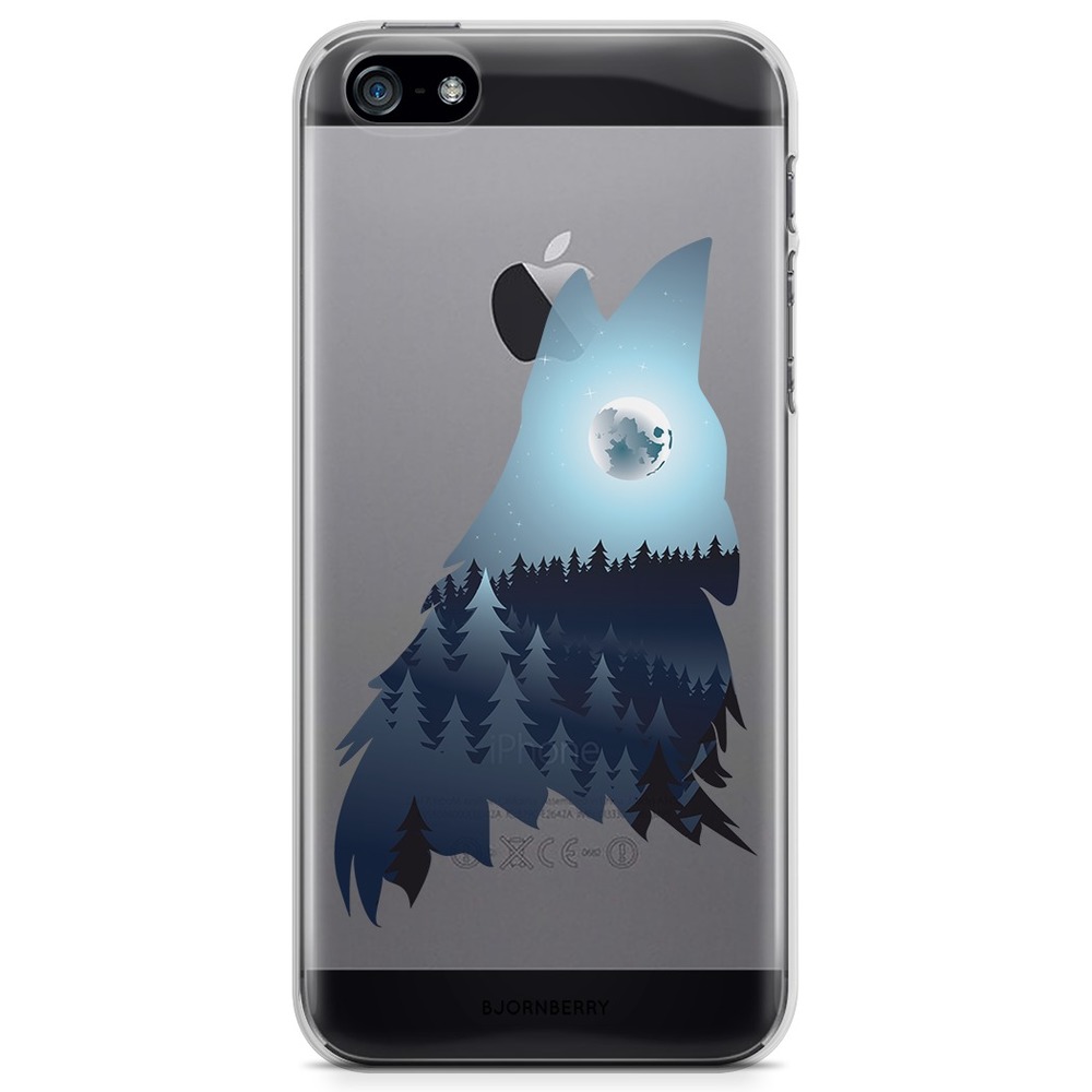 iPhone 5/5S/SE (2016) TPU Case - Forest Wolf