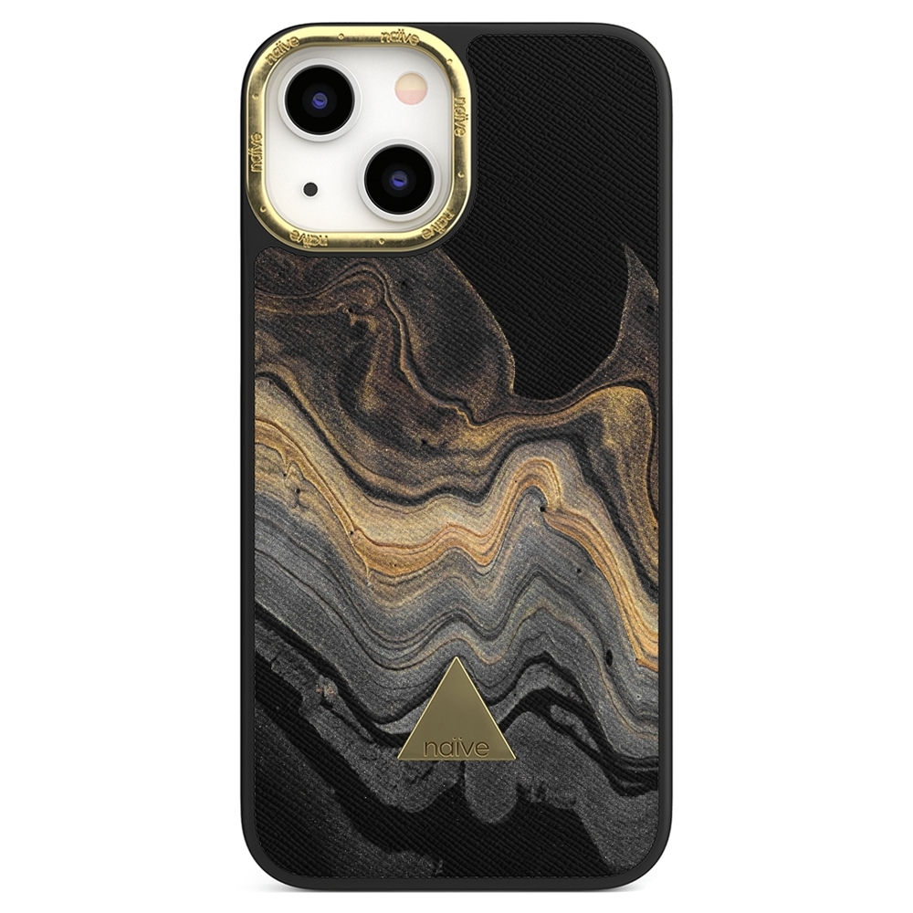 Naive iPhone 13 Mini Case - Gold Dust
