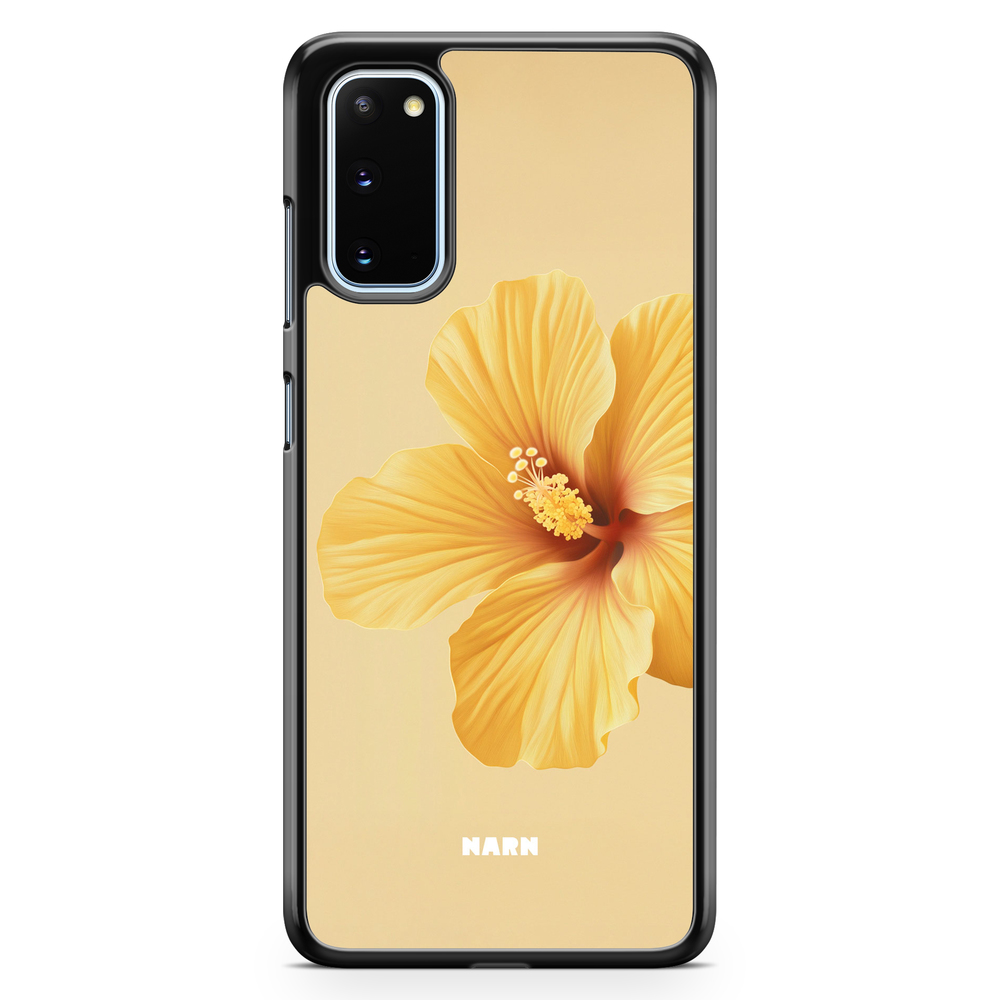 Samsung Galaxy S20 Case - Hibiscus Era - Lemon