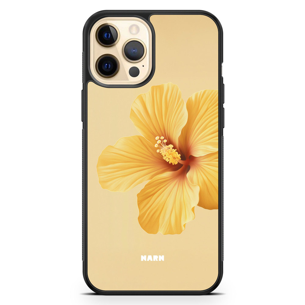 iPhone 12 Pro Max Case - Hibiscus Era - Lemon