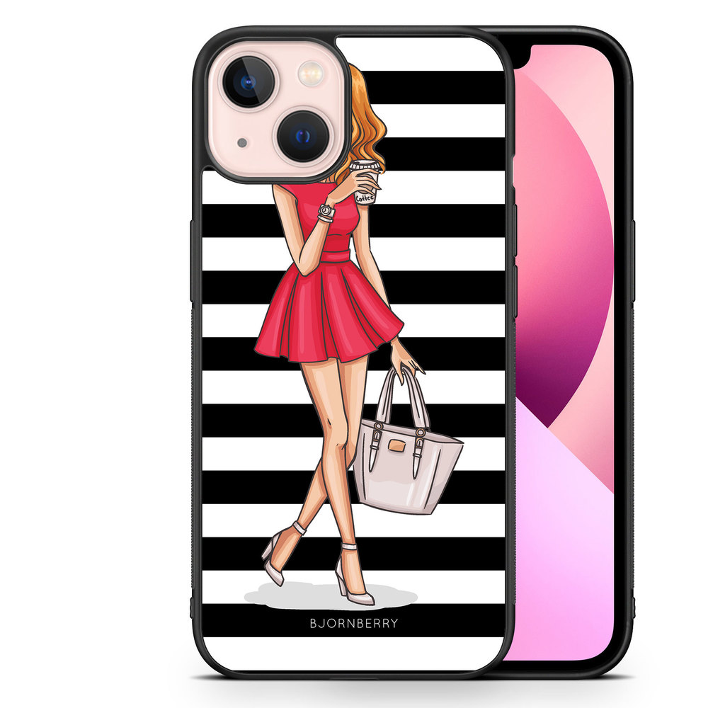 iPhone 13 Case - Fashion Girl Red