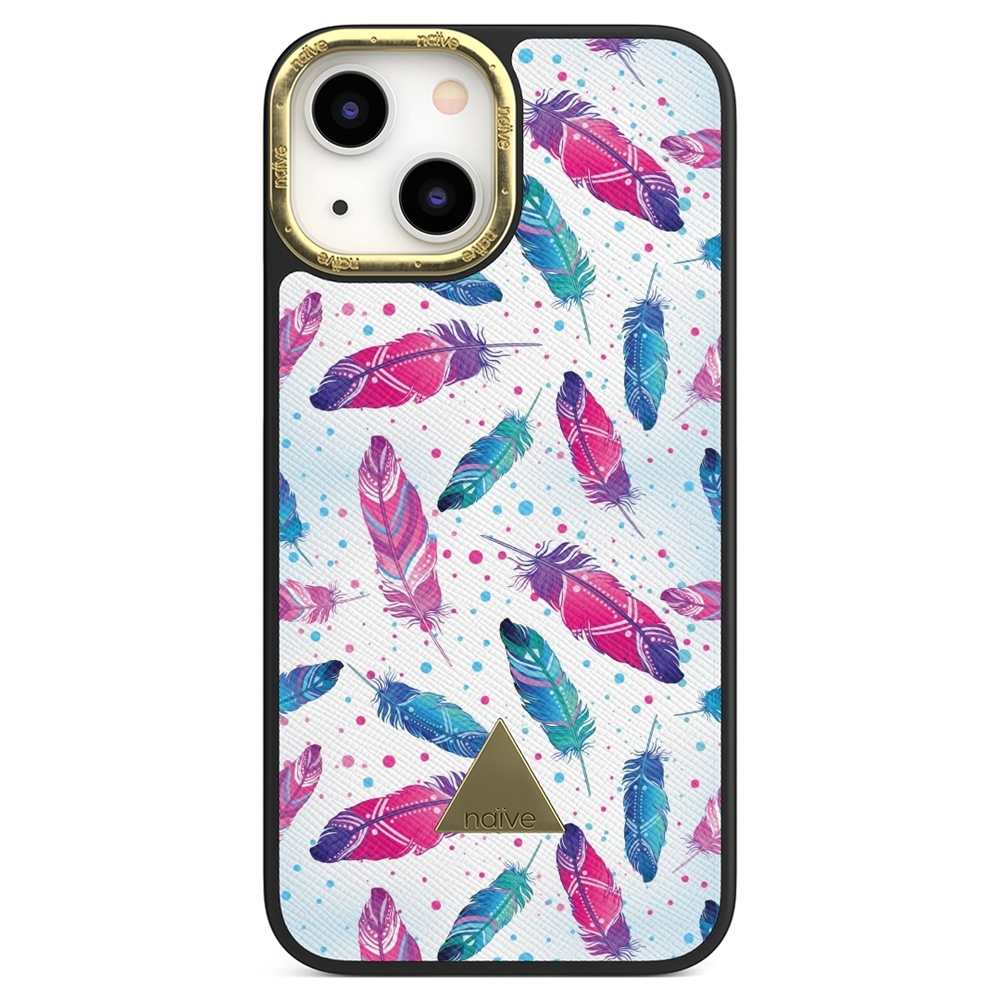 Naive iPhone 13 Mini Case - Feathers