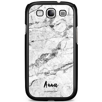 Samsung Galaxy S3 Mini Case Custom - White Marble Name