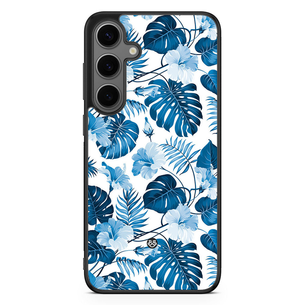Samsung Galaxy S24 Plus Case - Blue Flowers