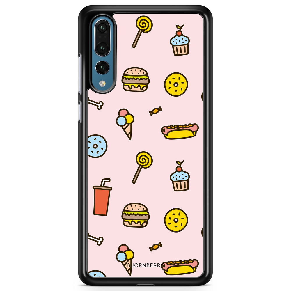 Huawei P20 Pro Case - Junk Food Pattern