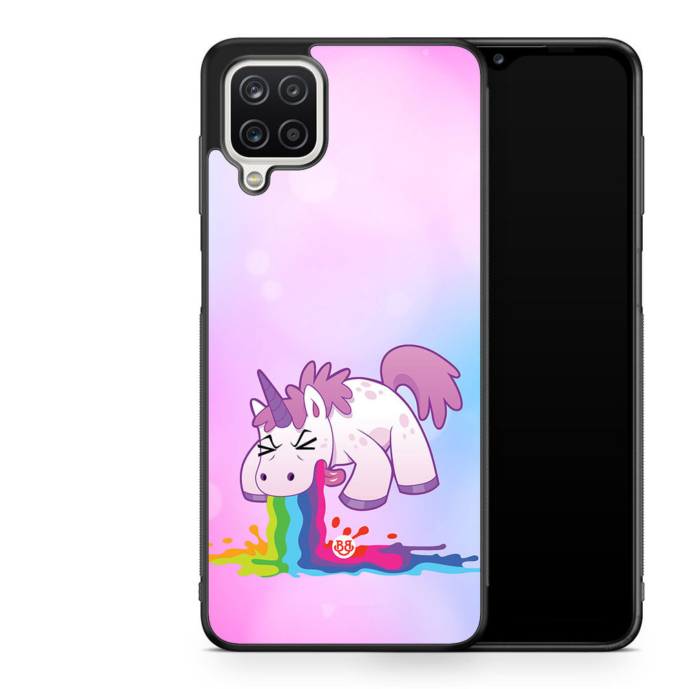 Samsung Galaxy A12 Case - Puking Unicorn