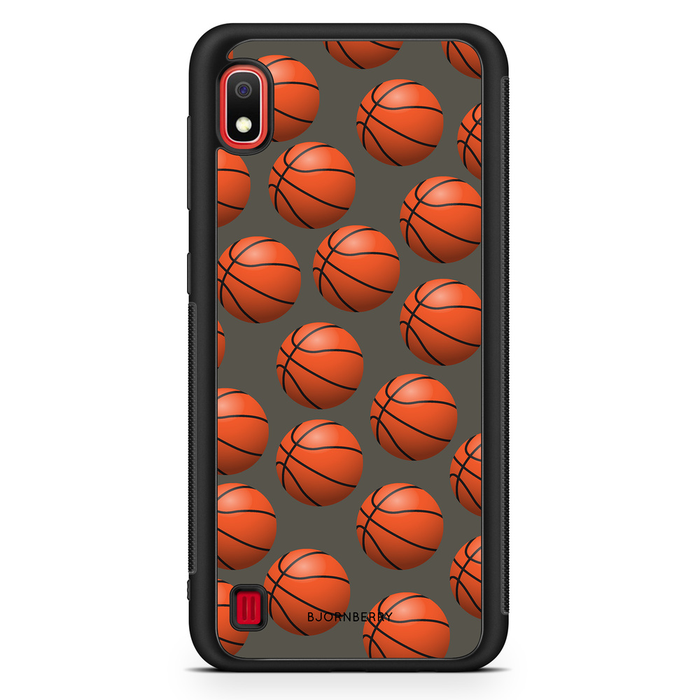 Samsung Galaxy A10 Case - Basketballs Pattern