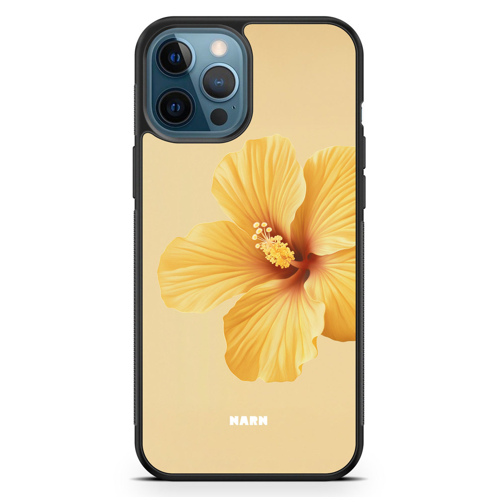 iPhone 12 Pro Case - Hibiscus Era - Lemon