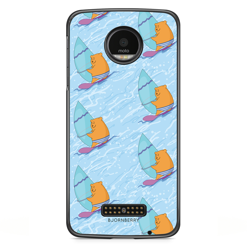 Motorola Moto Z Skal - Surfande Björn