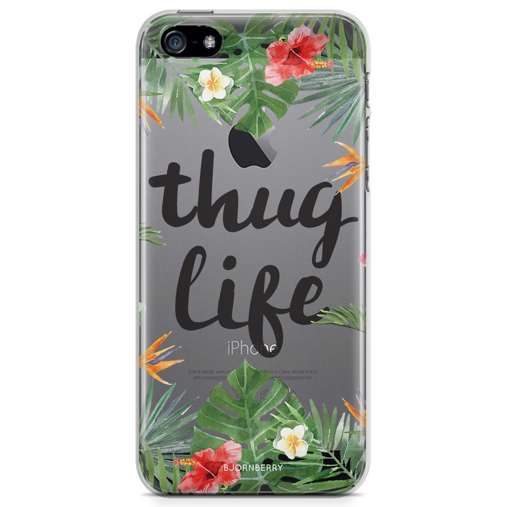 iPhone 5/5S/SE (2016) TPU Case - Thug Life