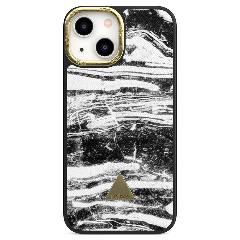 Naive iPhone 13 Mini Case - Black Storm